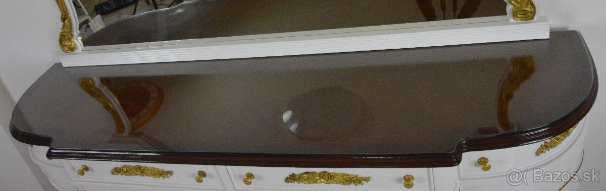 Zámecký jídelní set - 11 částí - zdobený bronzem - 16