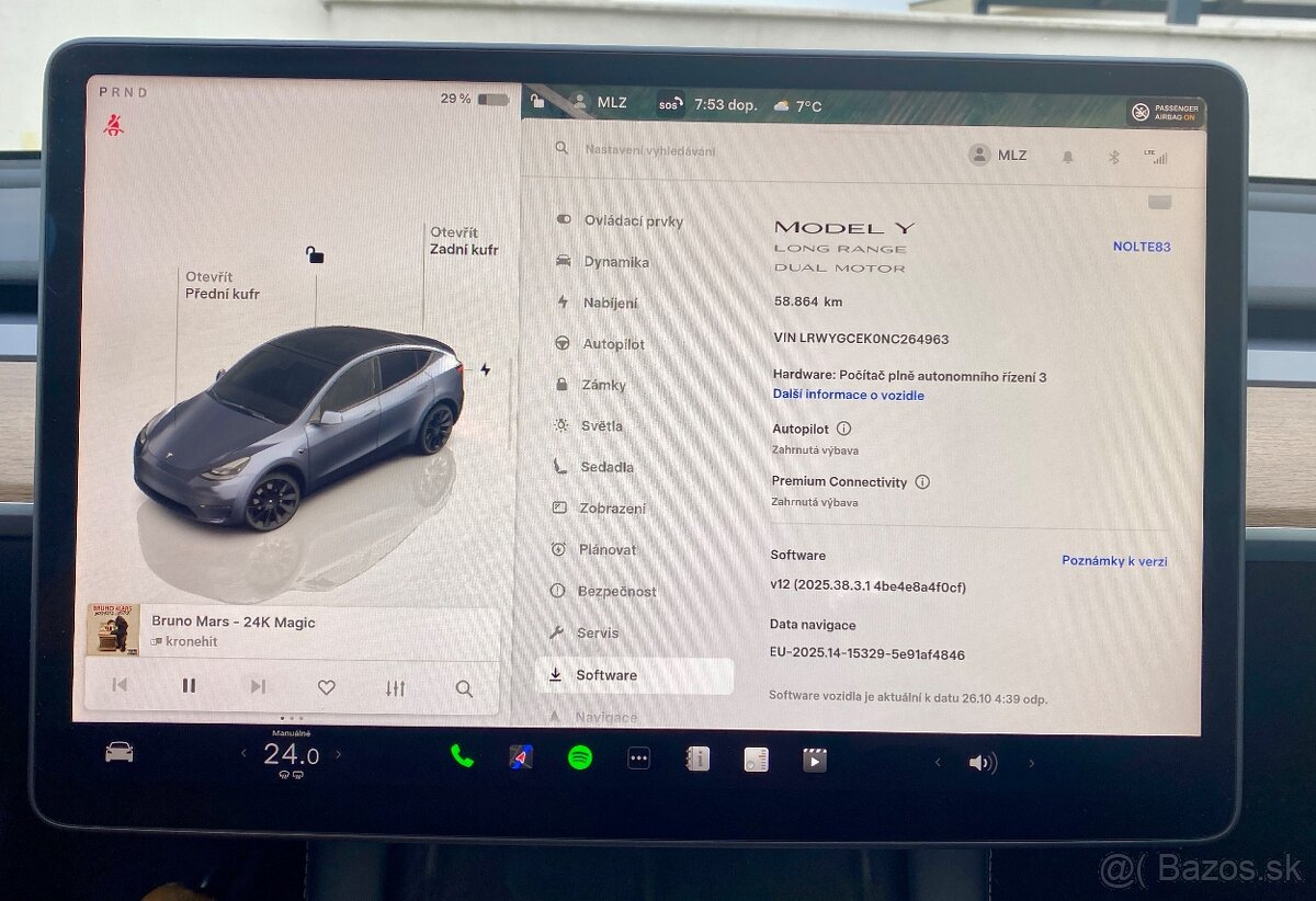 Tesla model Y Long Range AWD len 58 tis. km - 16
