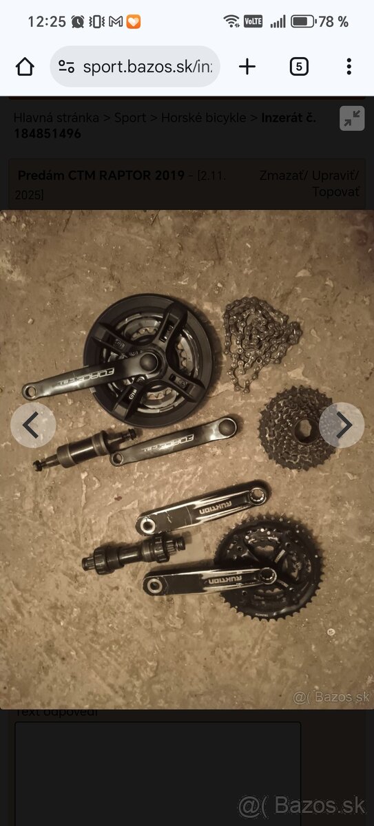 Predám CTM RAPTOR 2017 - 16