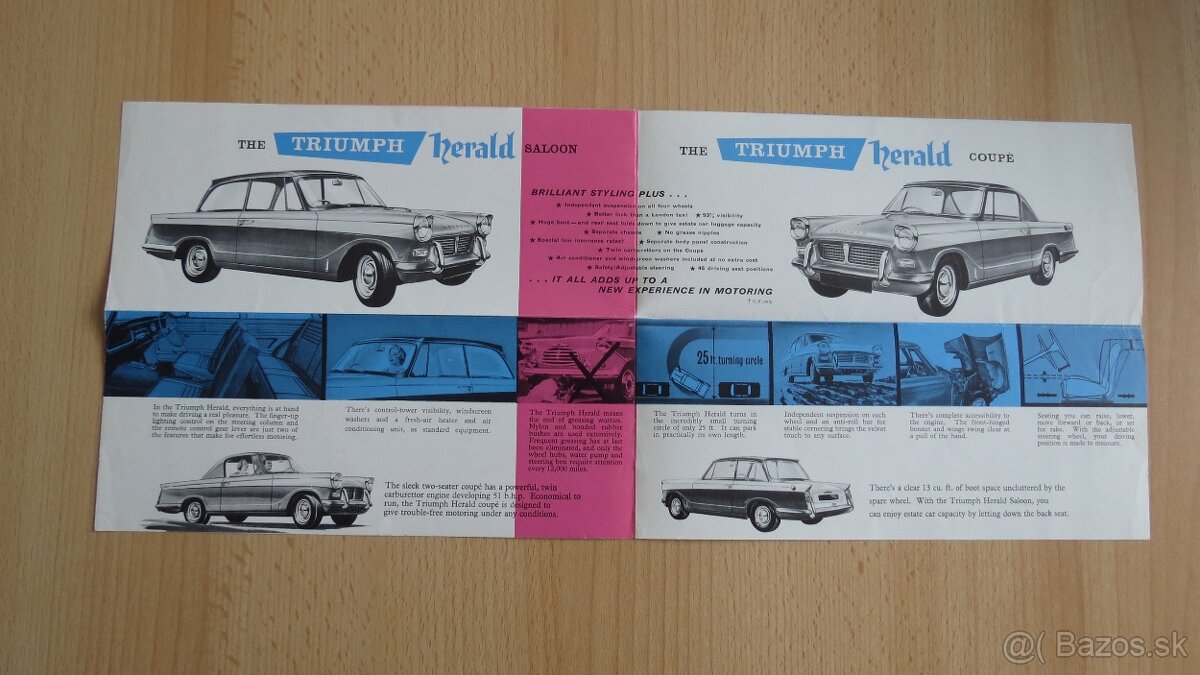 Prospekty Rover, Triumph, TVR, Lotus - od 50. let. - 16