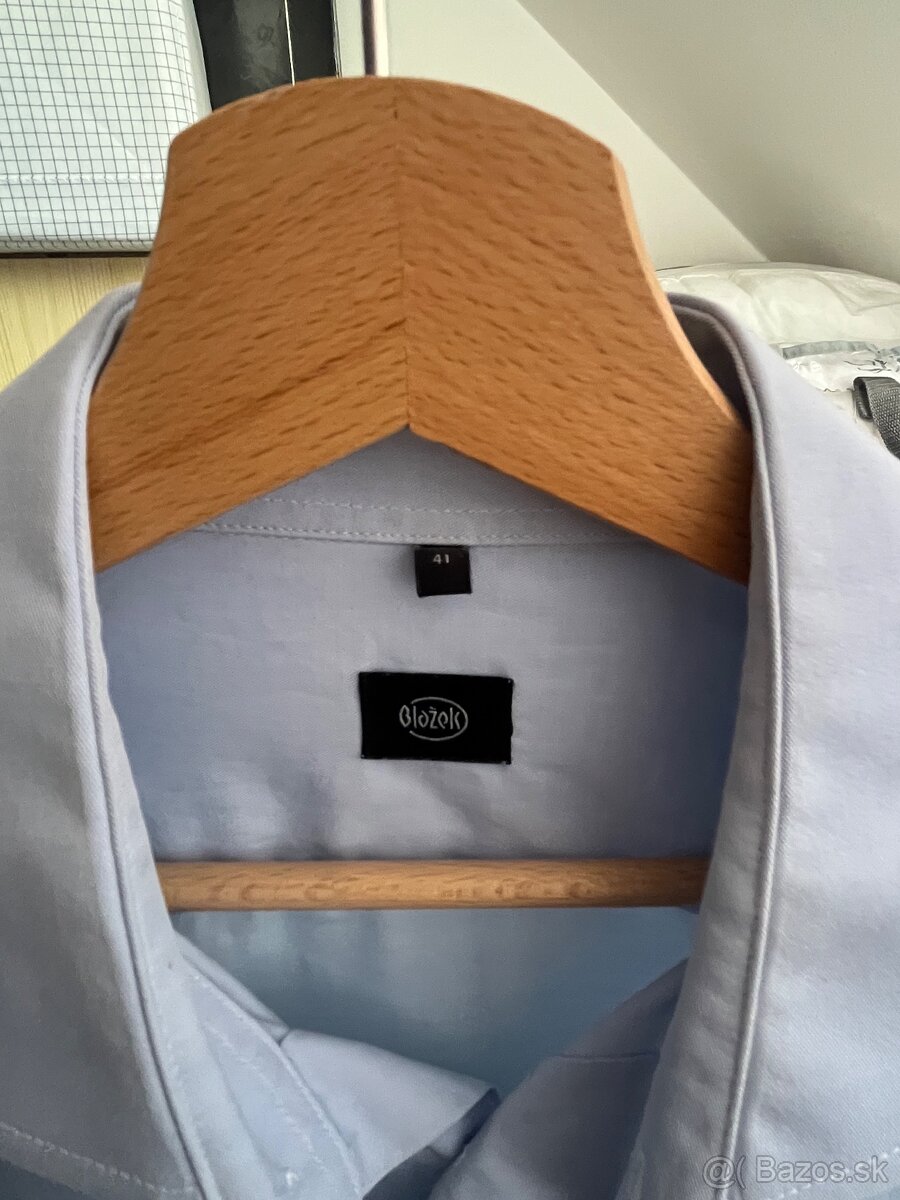 Značkové pánske košele: Gant, Hilfiger, Blažek - 16