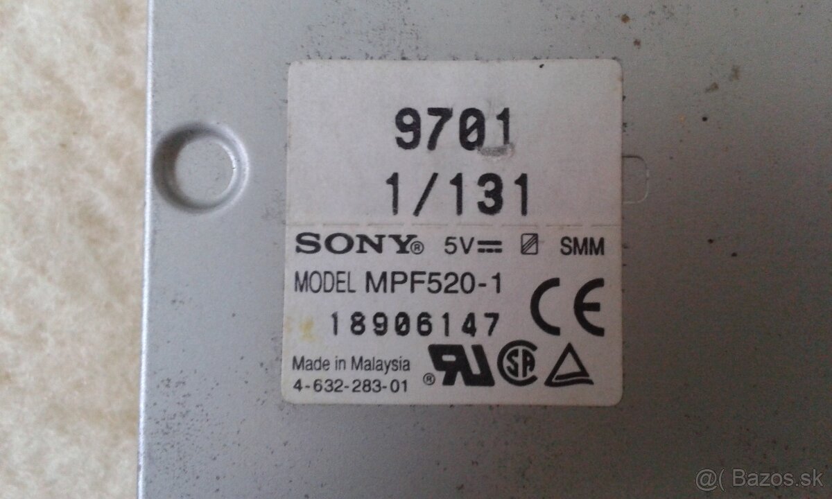 3x Disketové mechaniky (FDD) 1,44" HD - 16