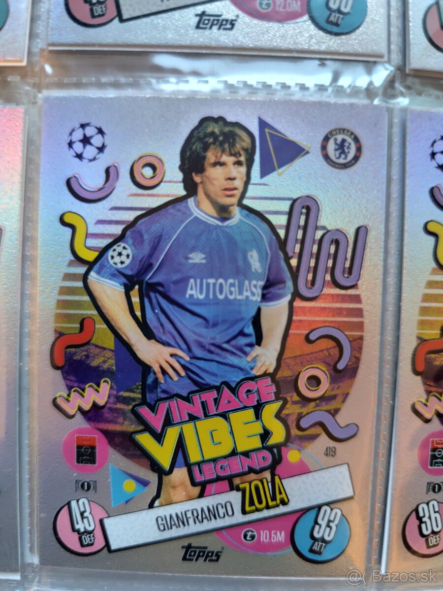 Futbalové kartičky Vintage Vibes - 16