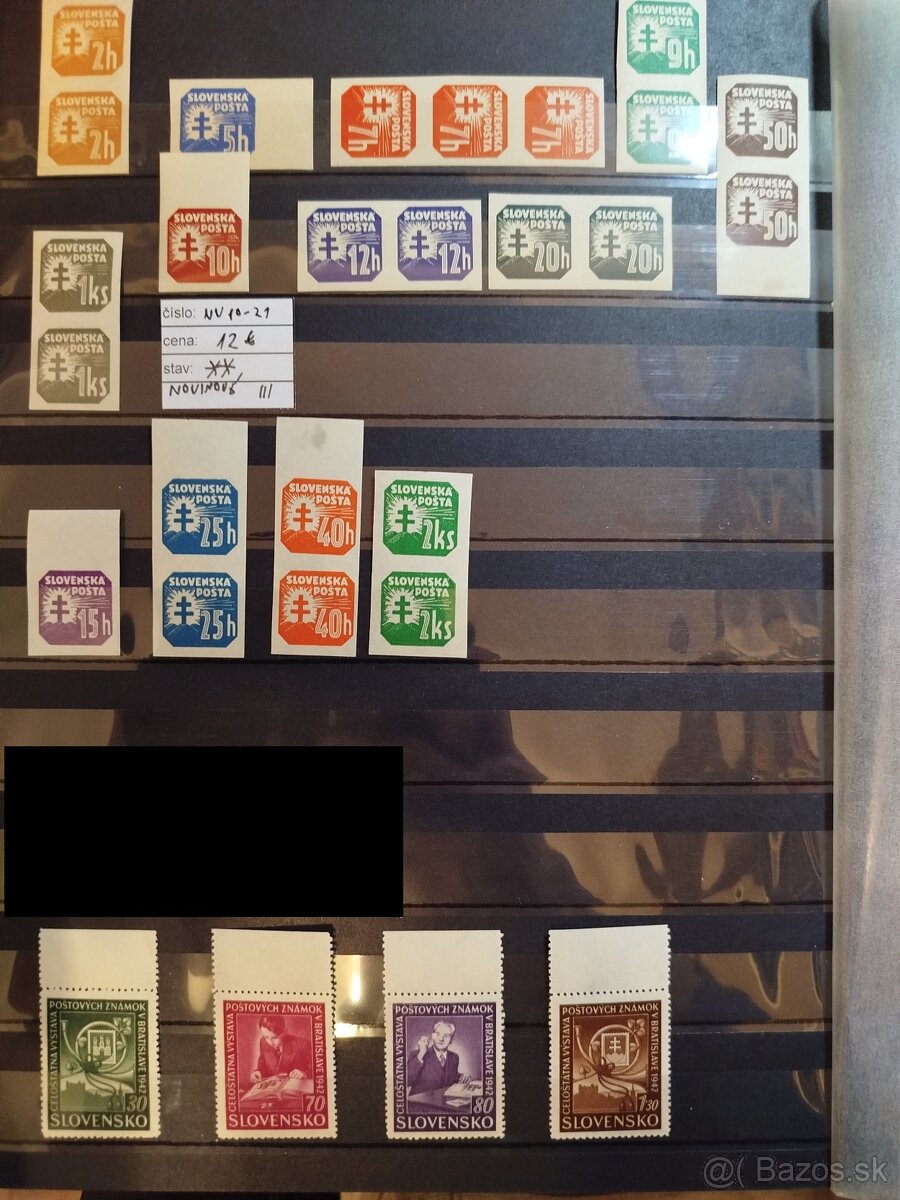 Slovenský štát - partia známok - 16