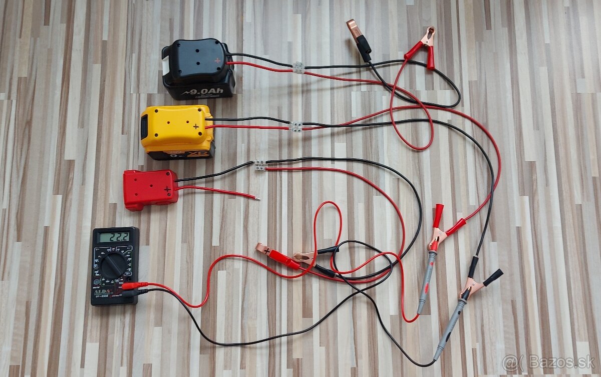 Štartovacie káble, pre Aku Makita/DeWALT/Milwaukee/BOSCH - 16