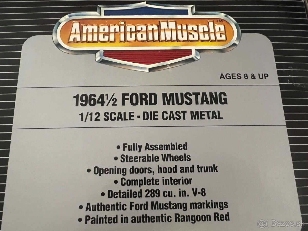 1:12 Ford Mustang 1/2 (1964) ERTL - 16