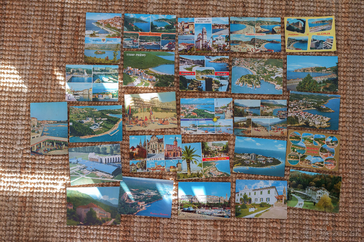 Staré prázdninové pohľadnice Juhoslávia, Chorvátsko - 16