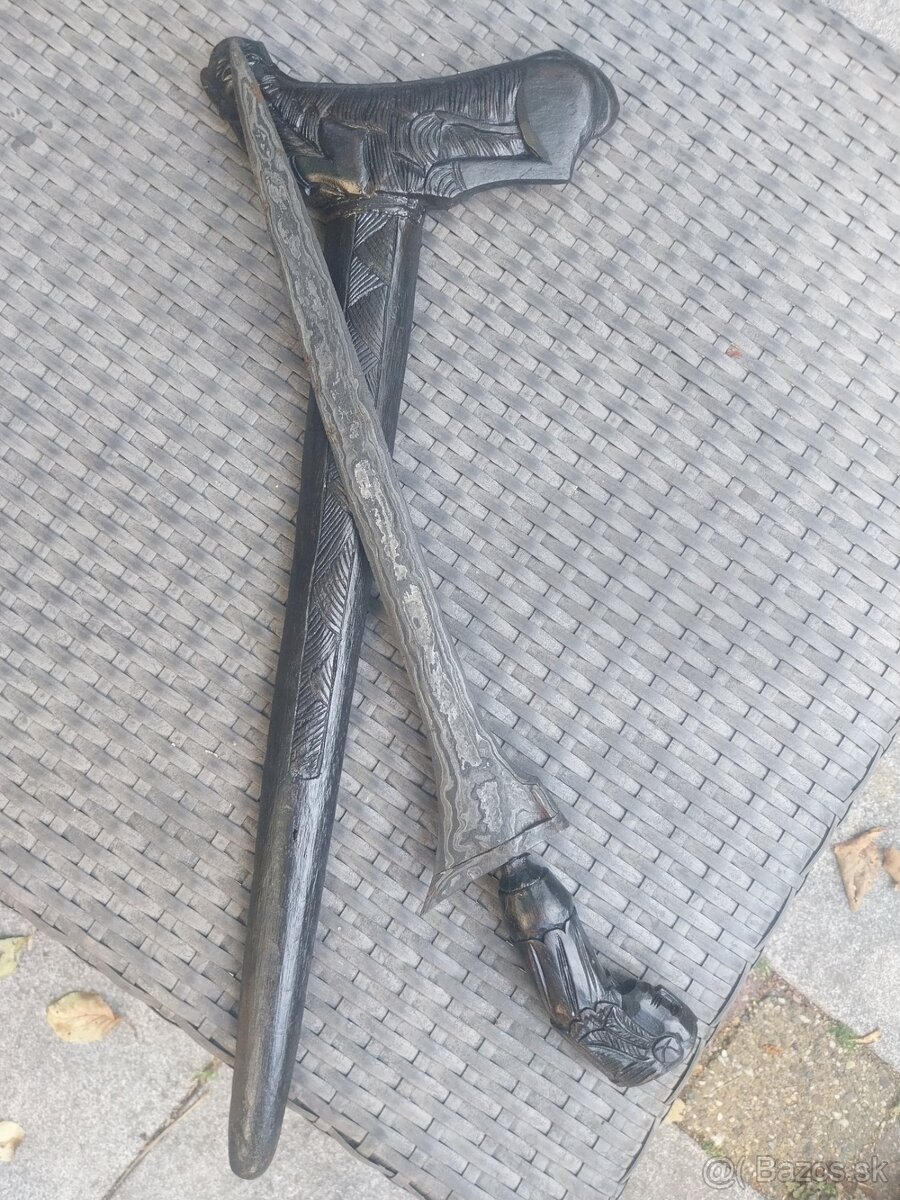 Meč Kris (keris) Madurský ľud Jáva Indonézia 1900-1910 - 16