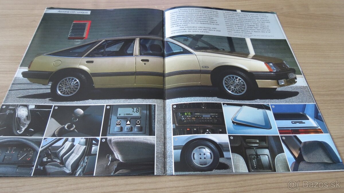Prospekty Opel Vauxhall GM 60.-90. léta. - 16