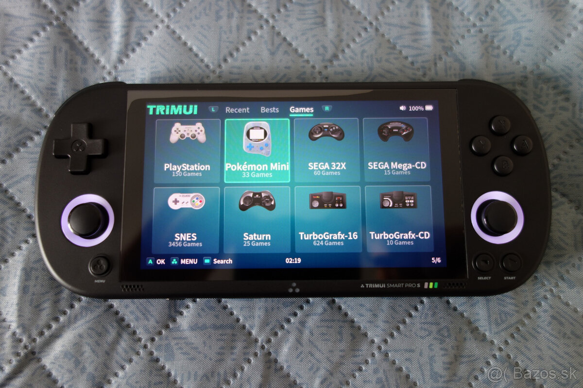 TRIMUI Smart Pro S + 256 GB microSD Samsung - parádne PSPčko - 16