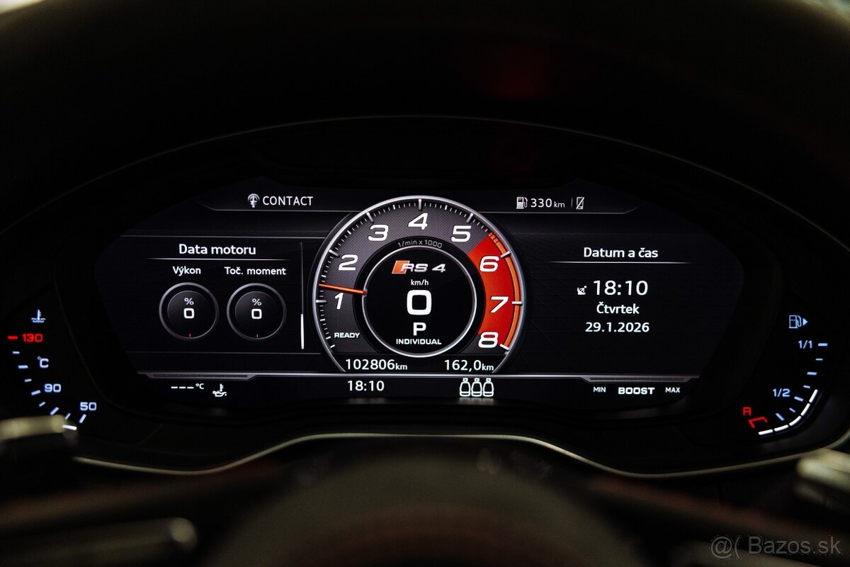 Audi RS4 (B9) 2.9 331 kw - odpočet DPH, carbon-ceramic - 16