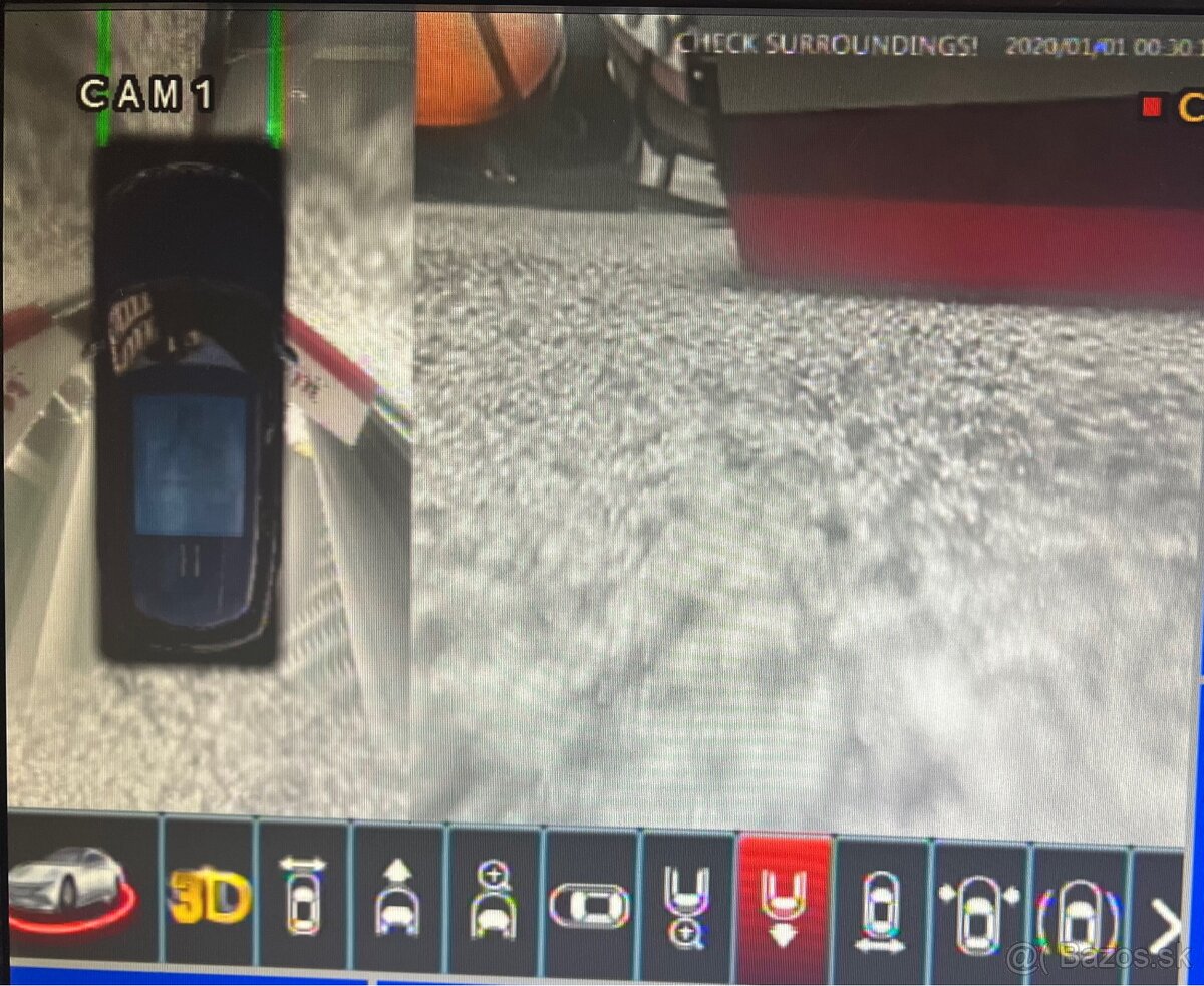 Panoramatický kamerový systém do auta - 360° s nahrávaním - 16