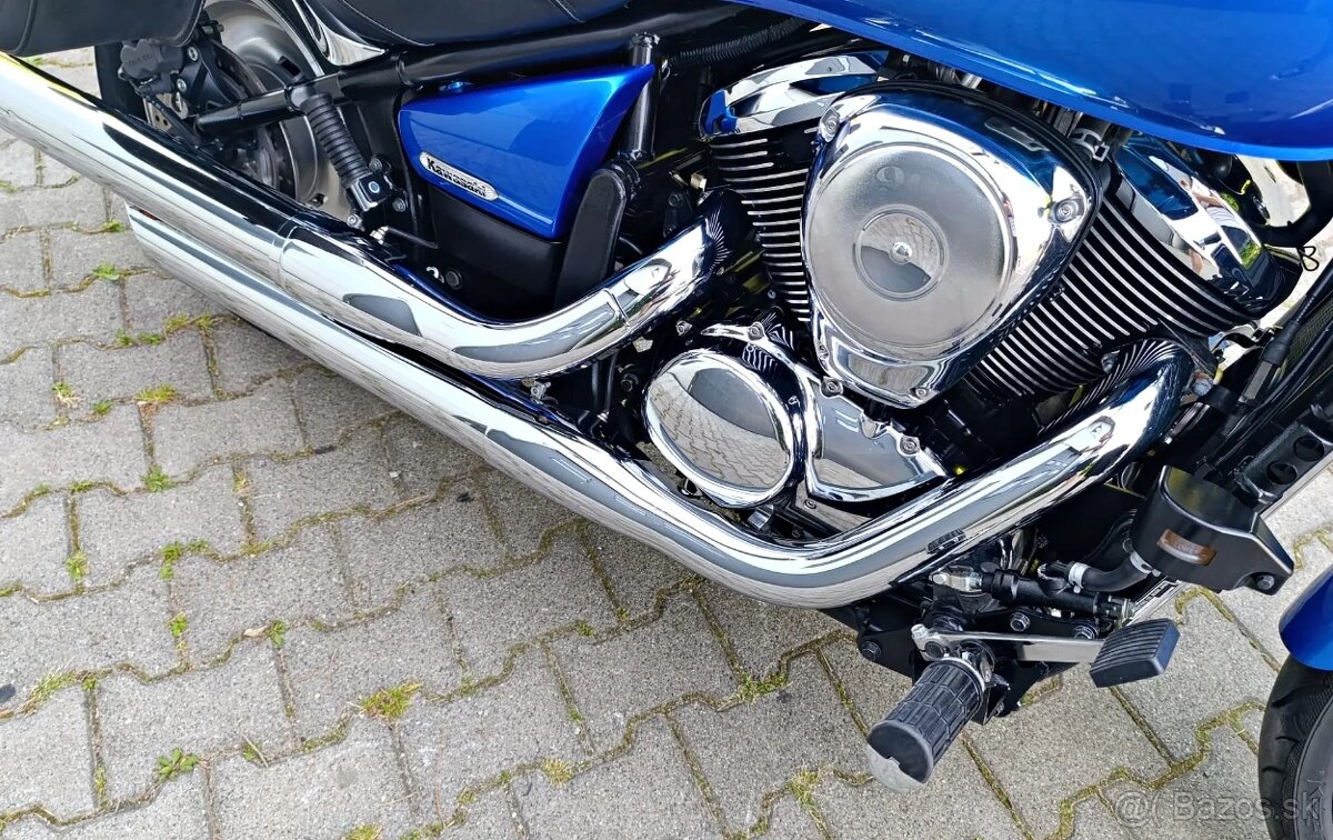 KAWASAKI VN 900 CUSTOM , - r..2008, TOP, krásny stav, 9.600 - 16
