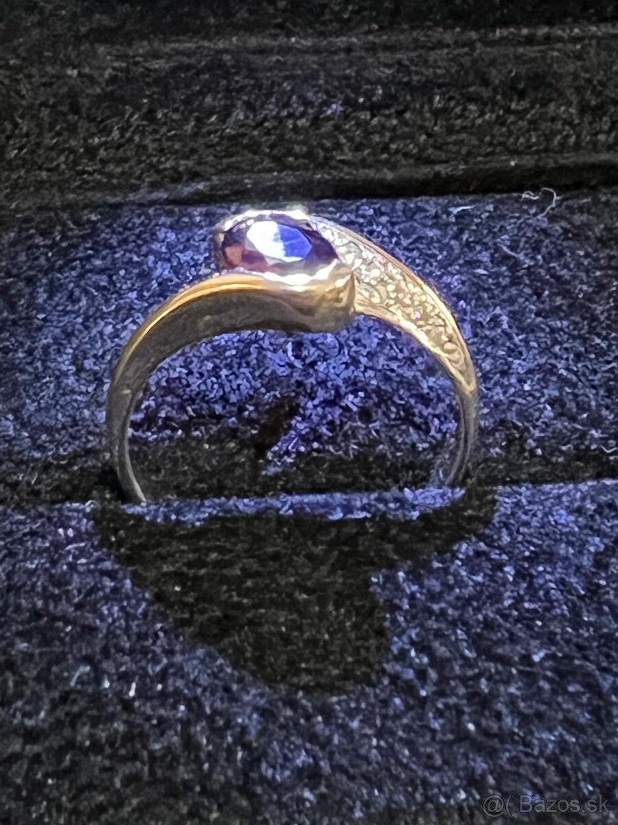Zlatý dámsky prsteň - 16