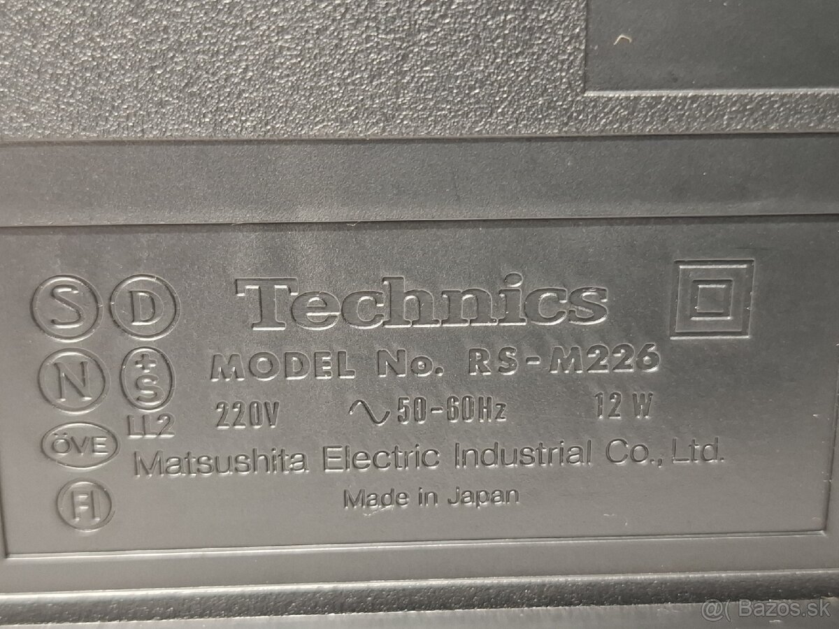 TECHNICS M226 》 STEREO CASSETE DECK 》DOLBY B C - 16