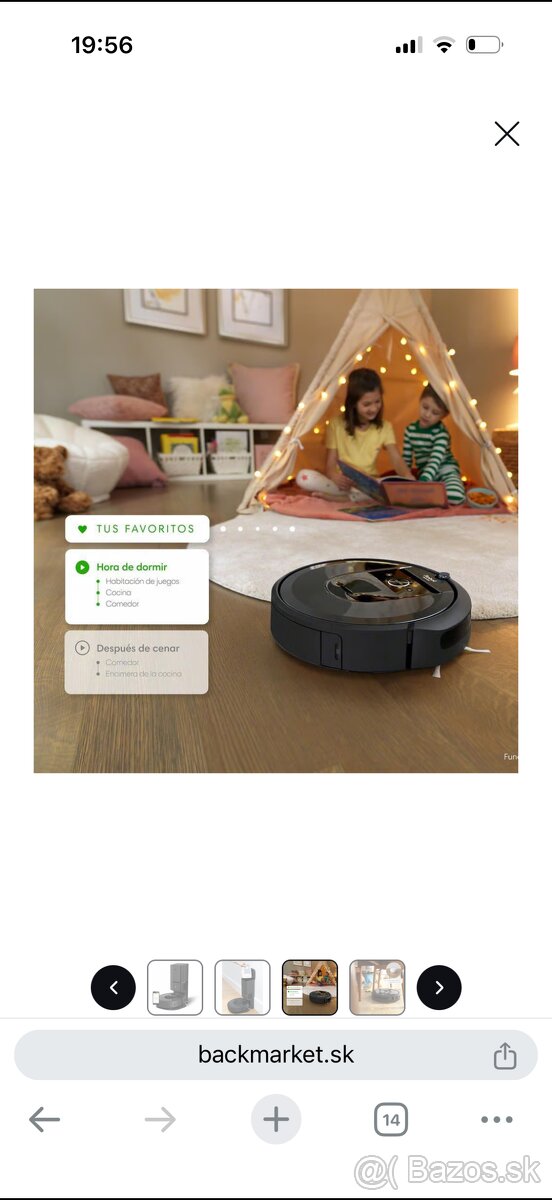 Robotický vysávač urobiť roomba i7 - 16