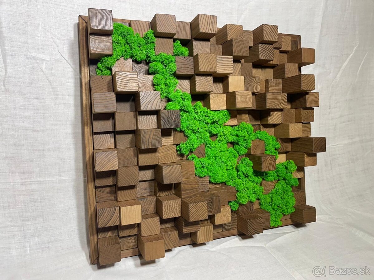 Machové obrazy - akustické difúzory - 16