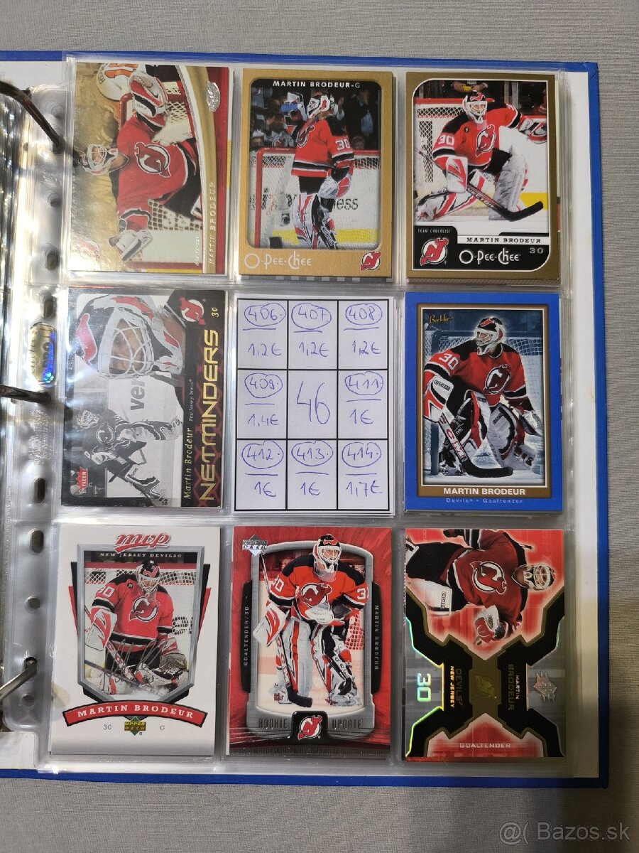 Hokejové kartičky - Martin Brodeur 2 - 16