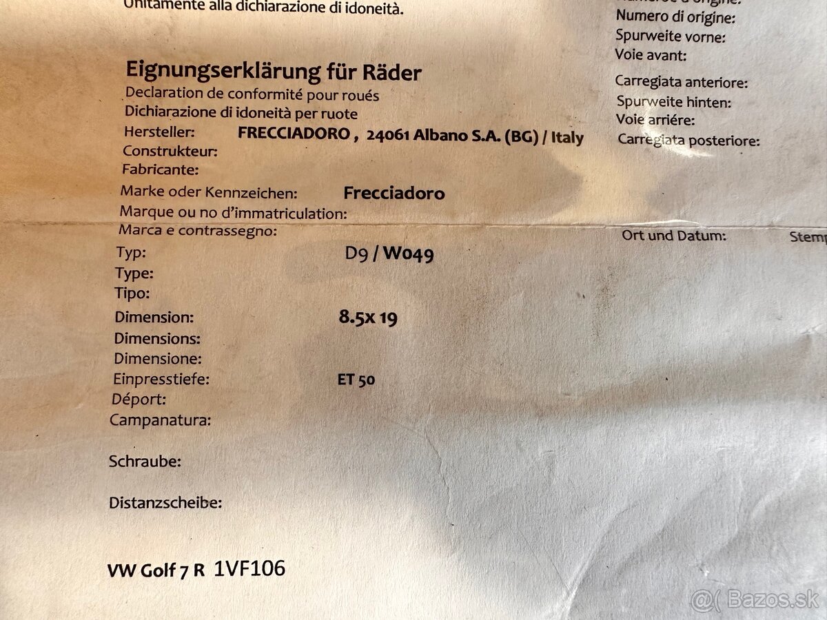 225/35 r19, 5x112 - 16