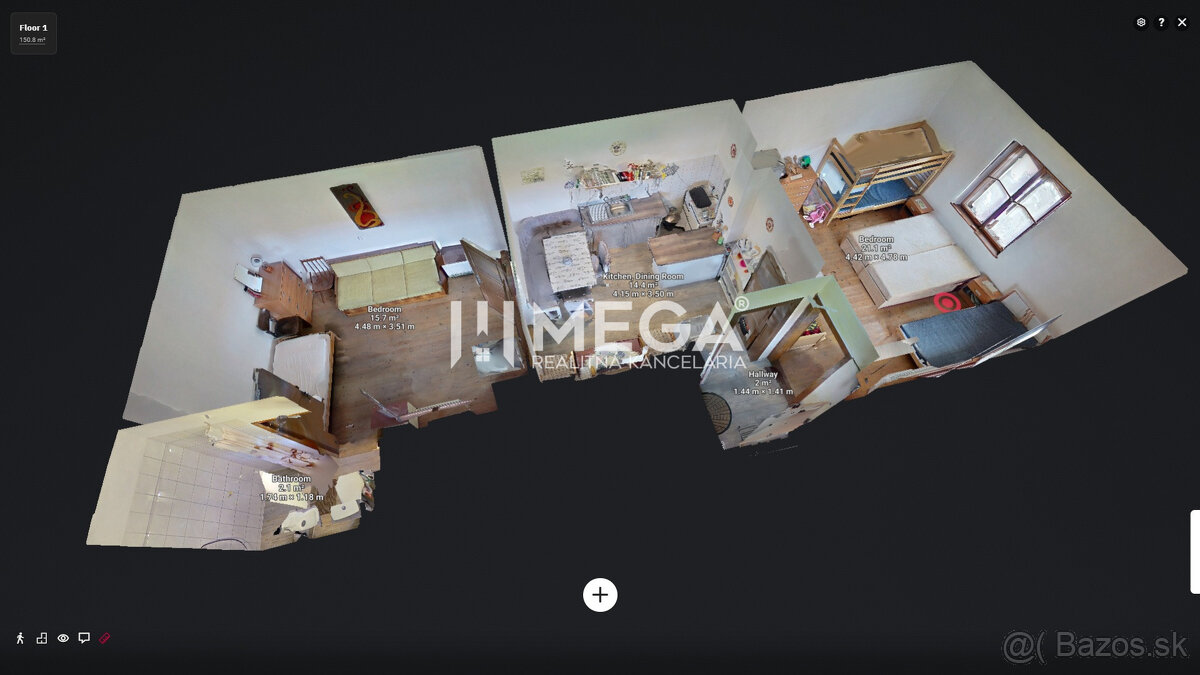 EXKLUZÍVNE NA PREDAJ CHALUPA v obci HABURA - 16