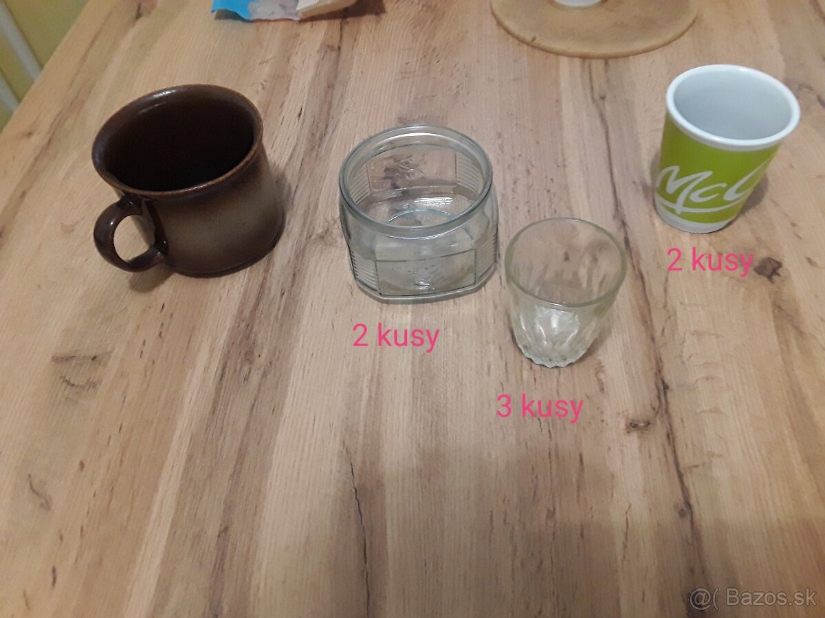 Retro hrnceky,taniere,mixer,slahač, - 16