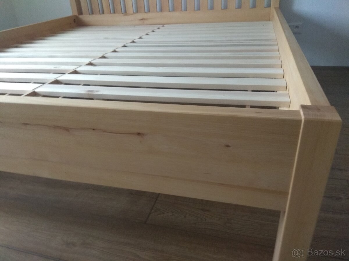 Masívna dubová posteľ Lucia + 2 stolíky zdarma - 16