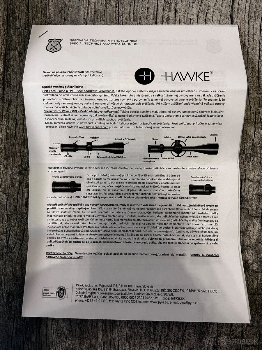 CZ 453 LUX + optika HAWKE - 16