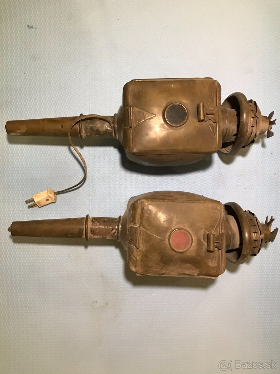 Historické kočové lampy / svetlá - 16
