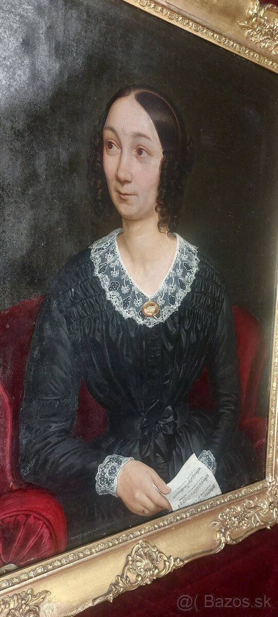 PORTRÉT DÁMY 1846 - 16