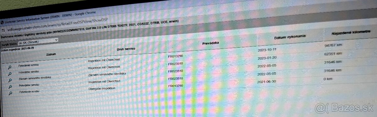 VW Golf 8 Variant 2.0 TDI 85 kW Life DSG 7/2021, 123 875km - 16