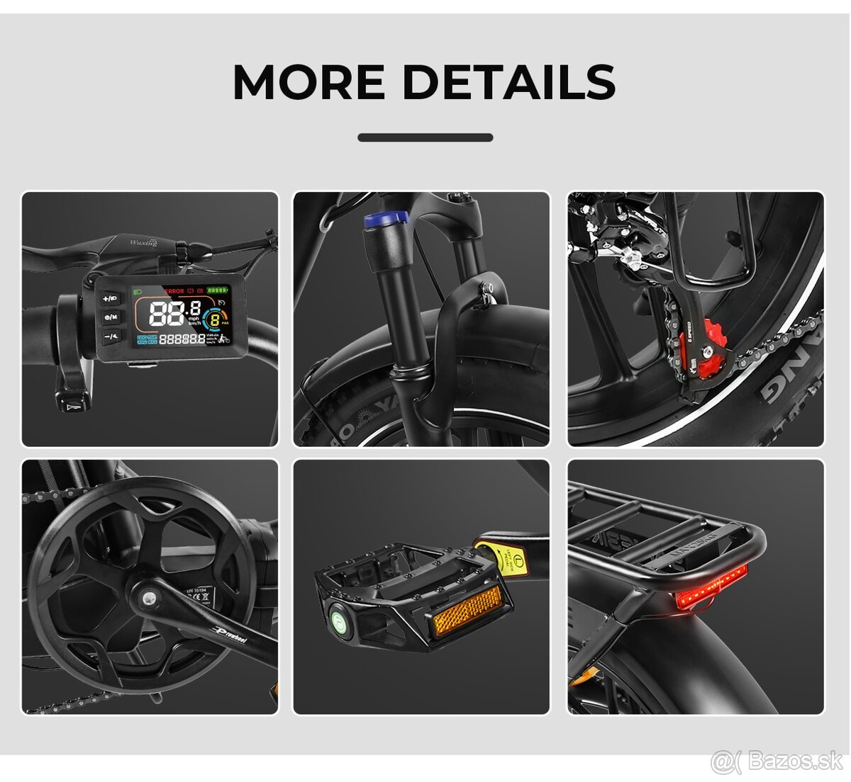 Elektrický bicykel Samebike CO5 PRO - 16