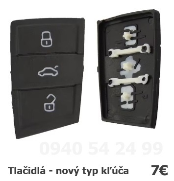 Obal autokľúča VW SEAT ŠKODA - 16