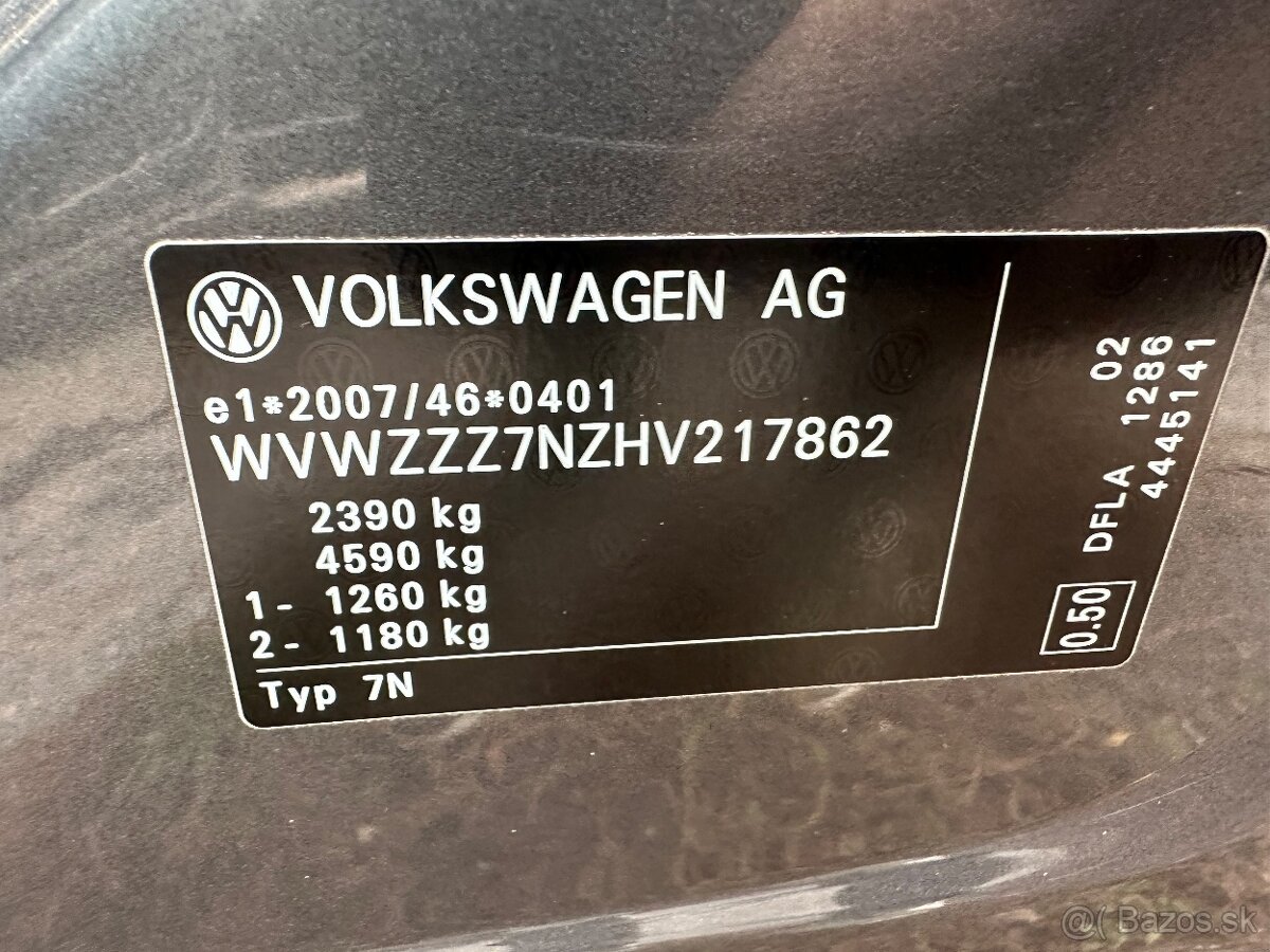 Volkswagen Sharan 12/2016,dovoz,pojazdné-mizne voda - 16