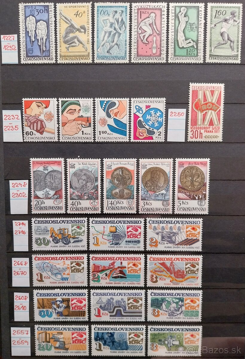 Známky ČESKOSLOVENSKO – 4 - 16