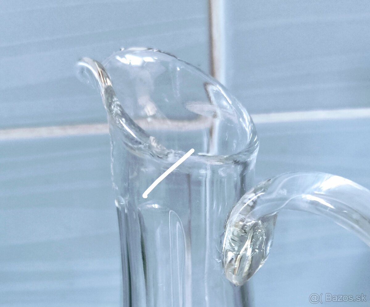 Krištáľ - vázy, poháre, misa - 16
