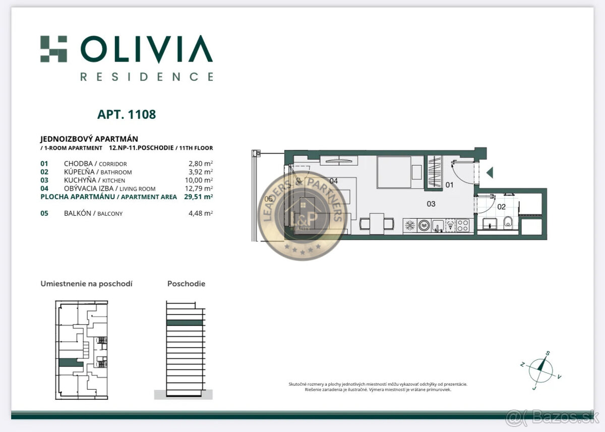 Nový 1-izb. byt s výhľadom na prenájom | ROŽŇAVSKÁ, BA III - 16