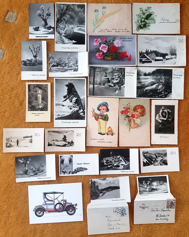 dobové pohľadnice miest a iné - 16