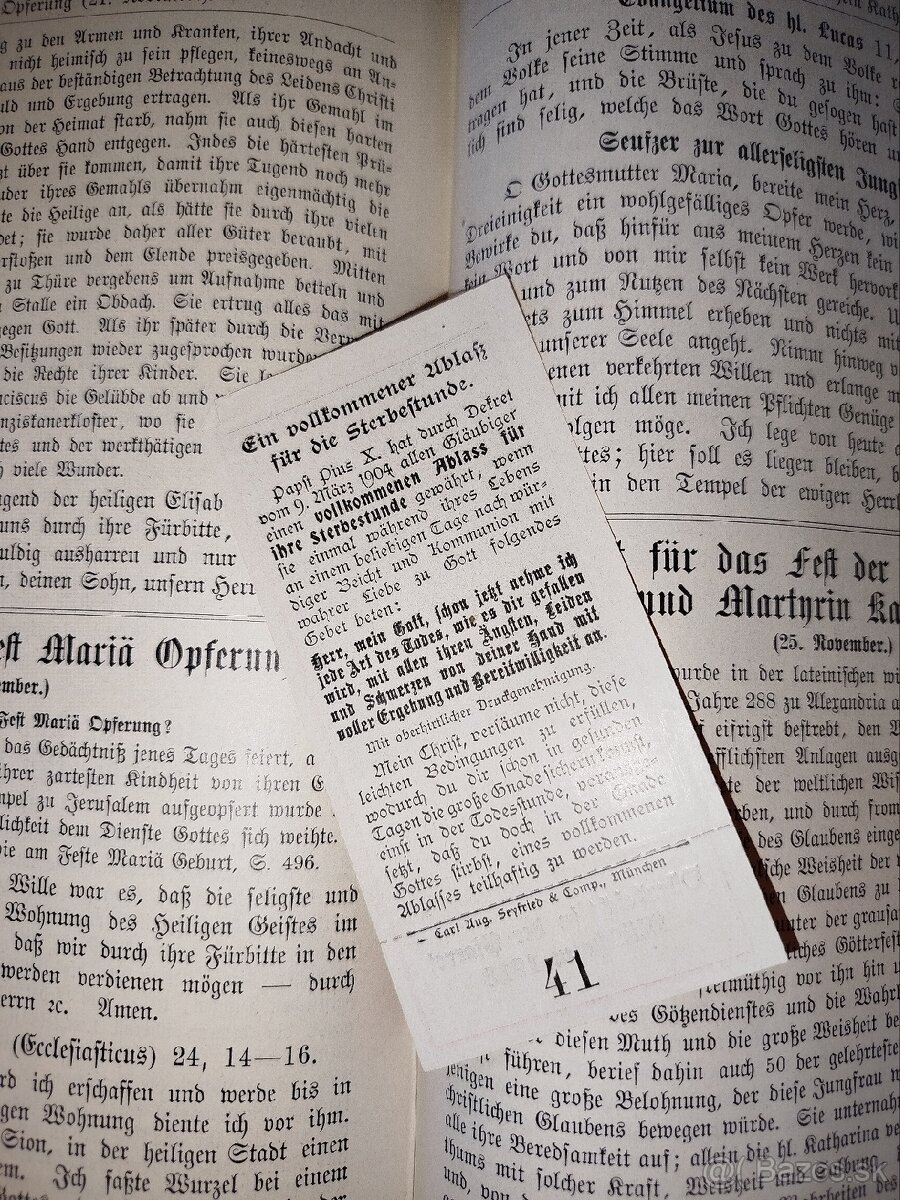 Katolicka kniha P.Leonhard Goffine 1911 - 16