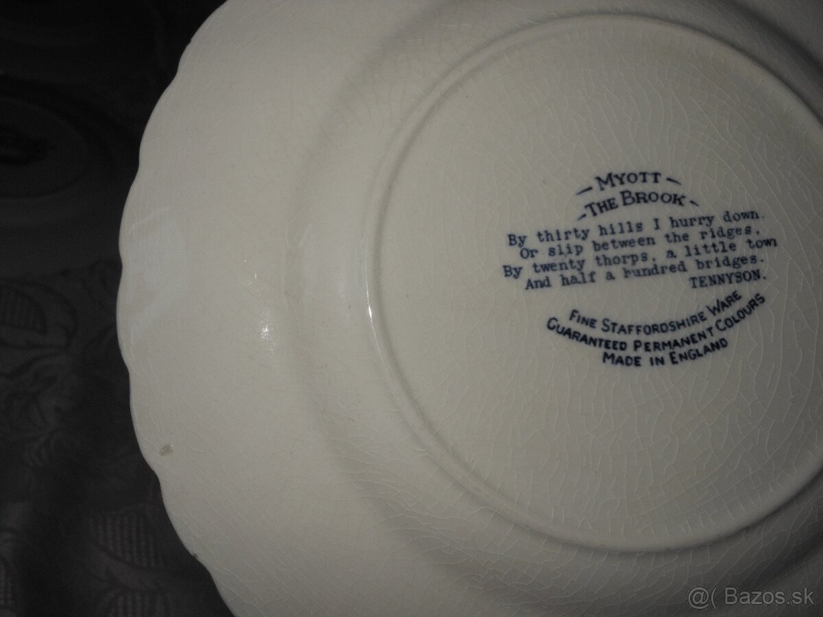 Anglicky porcelan -dezertne tanieriky - 16
