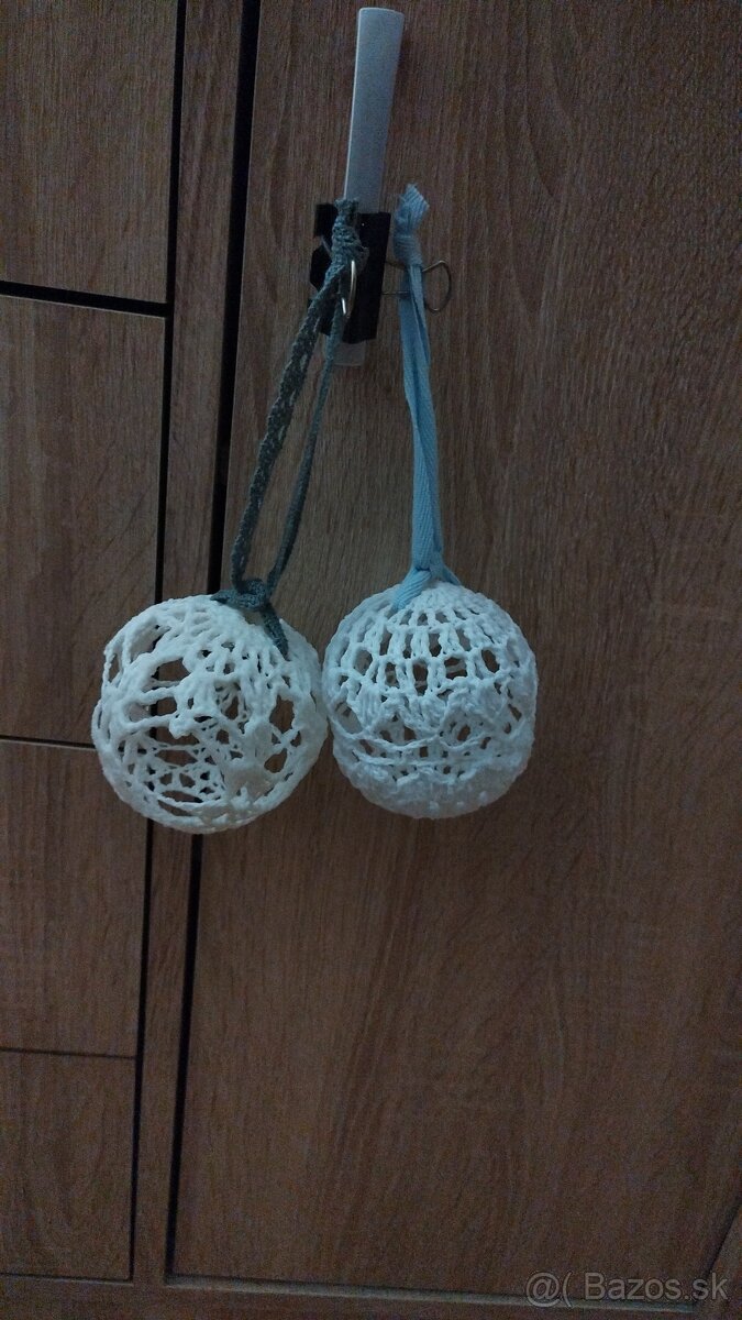 Háčkované vianočné ozdoby - 16