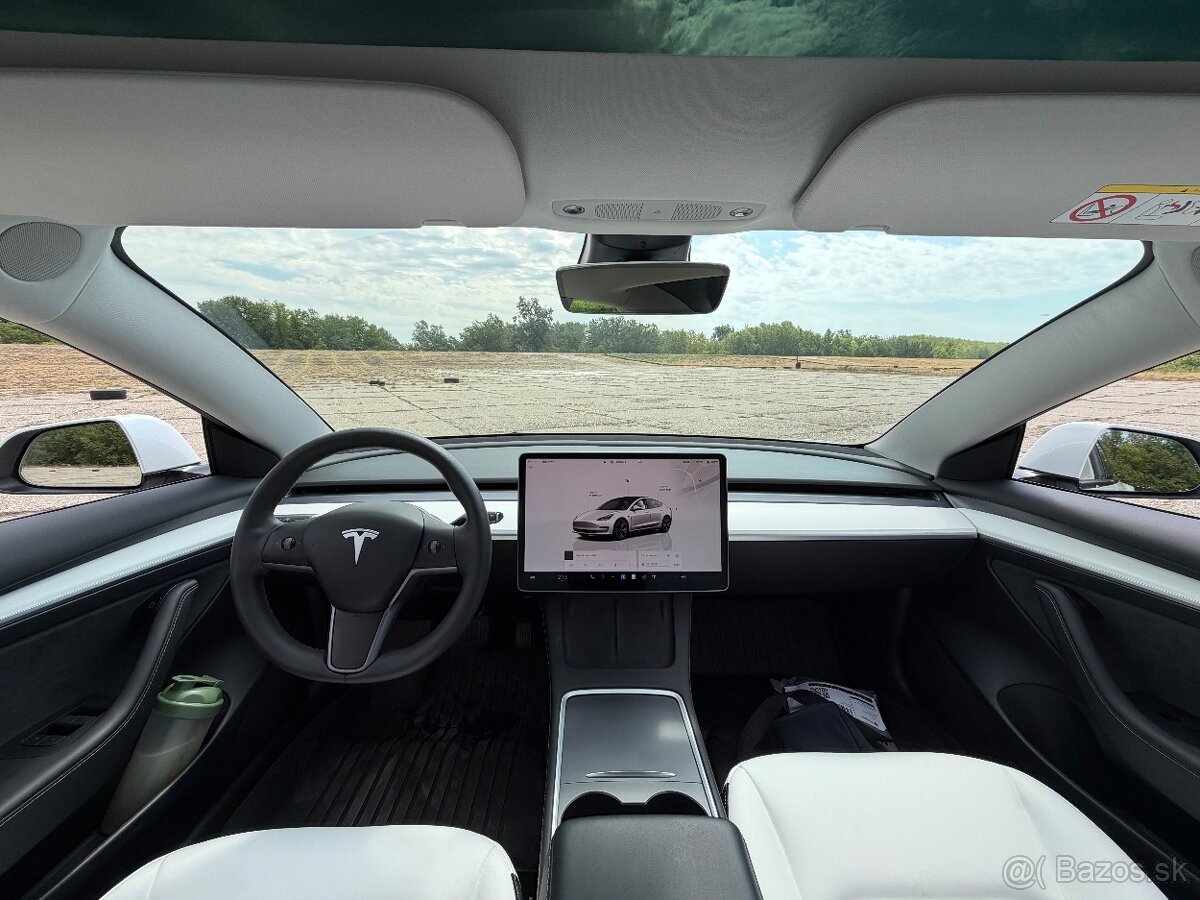 🚗 Tesla Model 3 Long Range AWD 366kW, Biely interiér Ťažné - 16