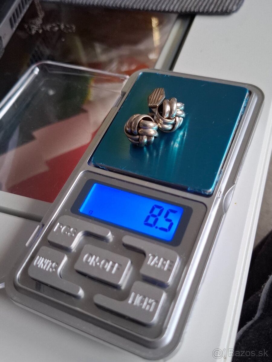 Strieborné manžetové gombíky - 16