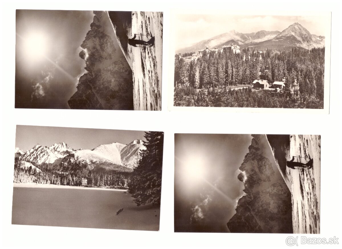 Pohľadnice Vysoké Tatry čienobiele - 16
