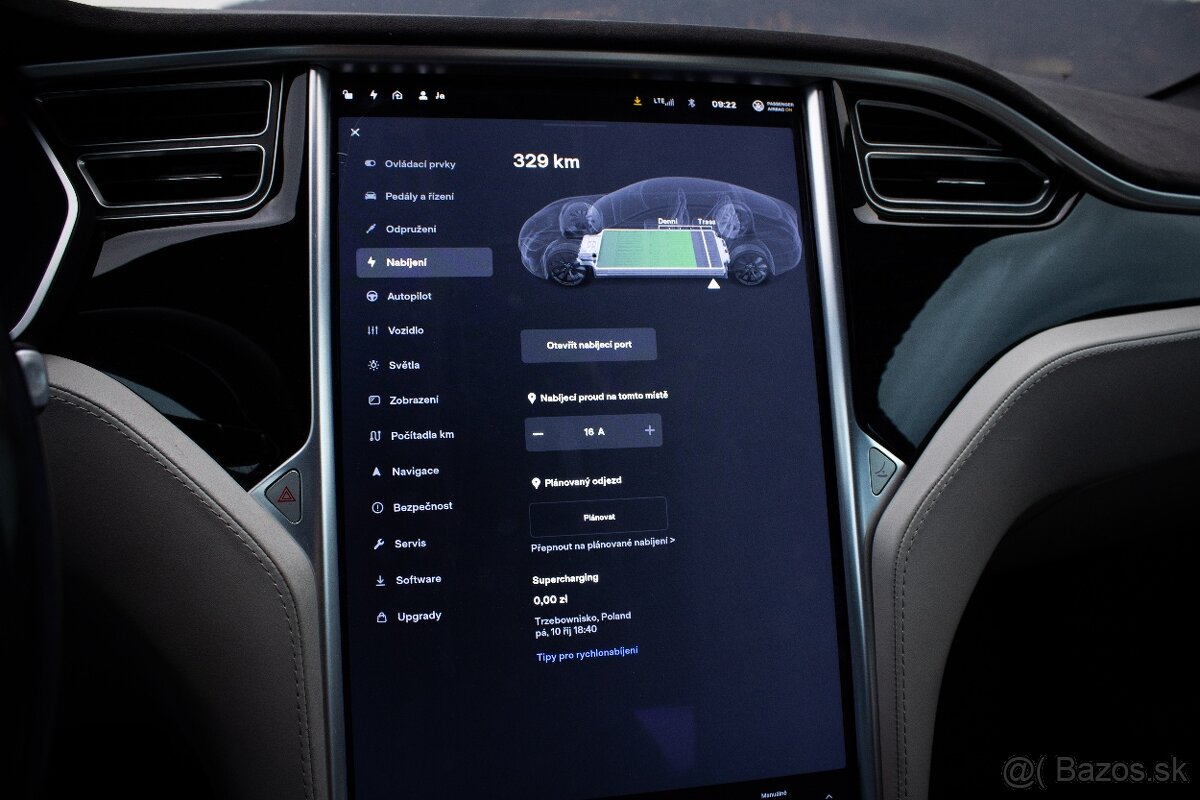 Tesla S 75D Free Supercharging, SOH 92%, Vzduch, Panoráma - 16