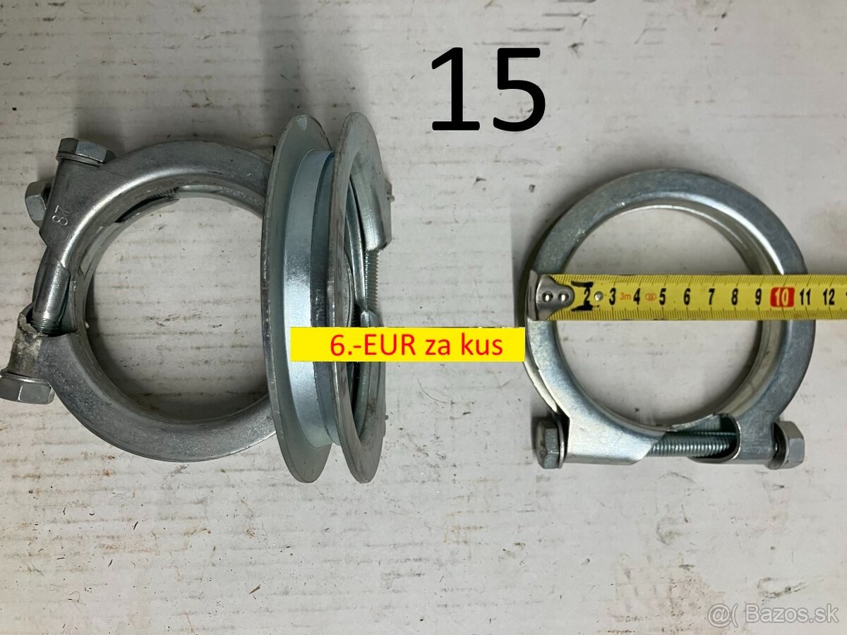 Spony a svorky na výfuk - 16