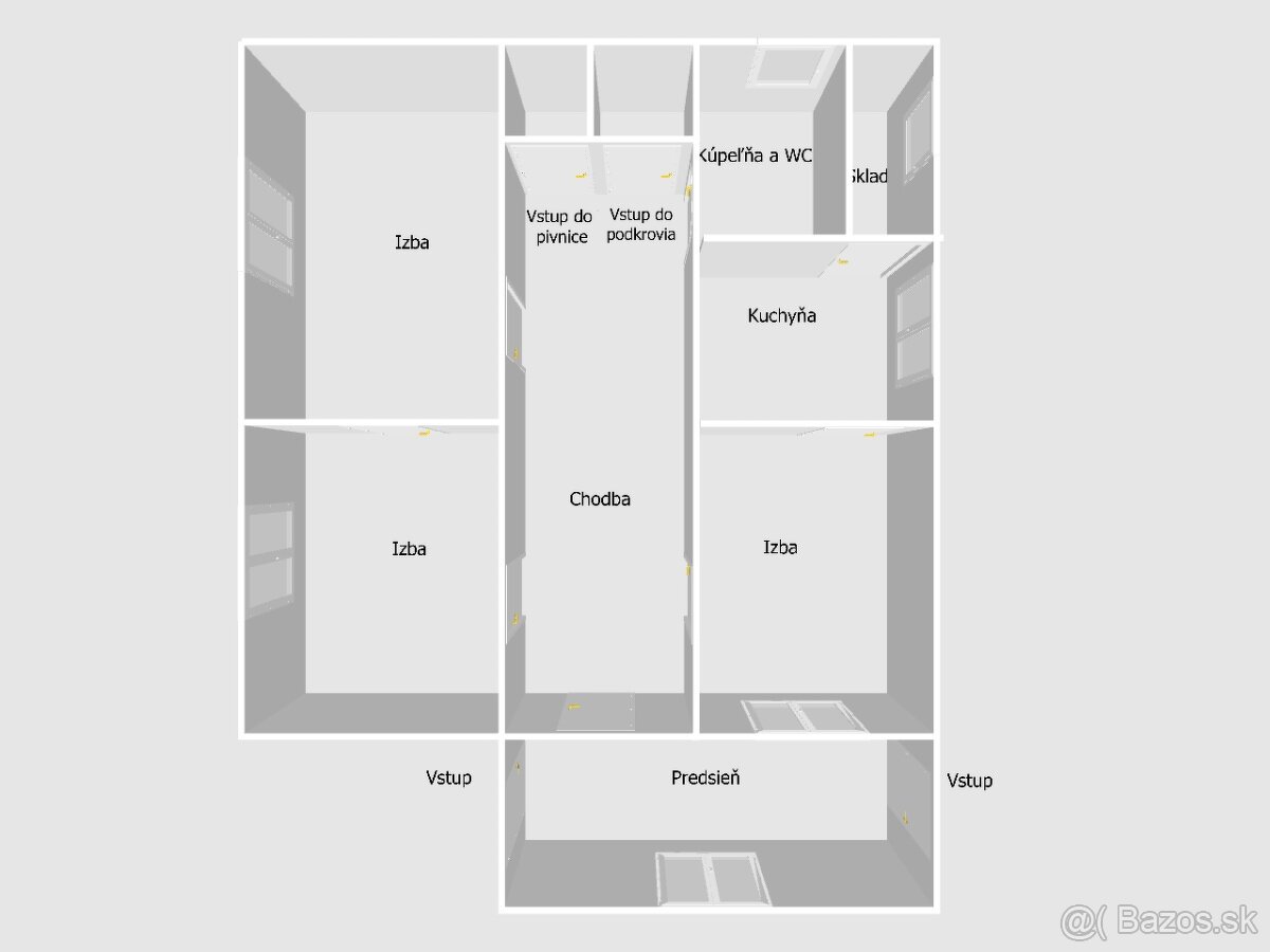 Vyprataný-Rodinný dom v pôvodnom stave /865 m2/ - Rajecké T. - 16