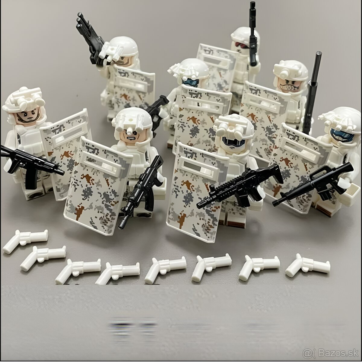 Rôzne sety vojakov 7 + doplnky - typ lego - nové - 16