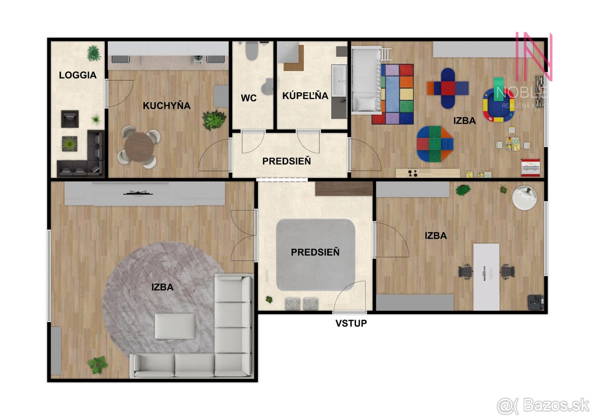 3 izbový byt v Petržalke, kompletná rekonštrukcia - Bzovícka - 16