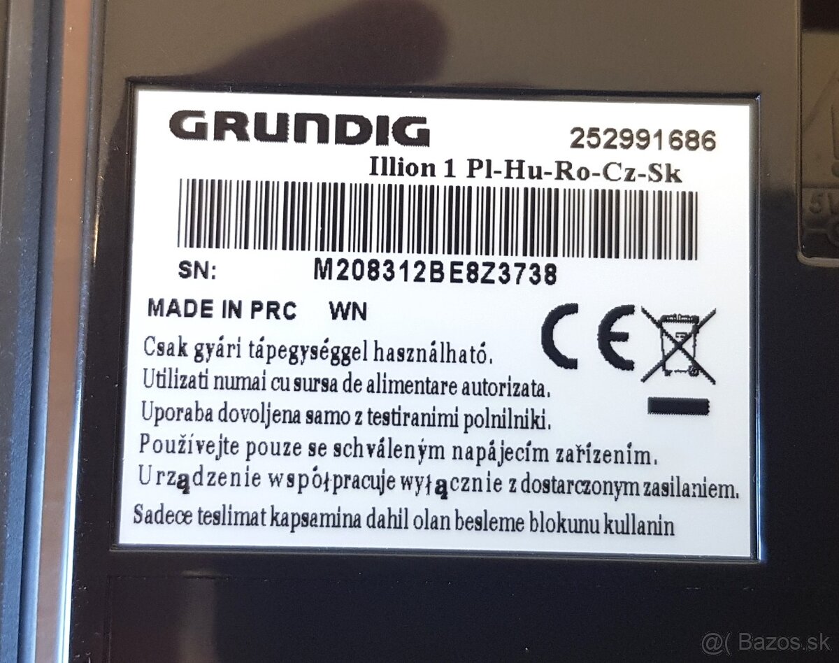 Telefon GRUNDIG na pevnu linku - 16