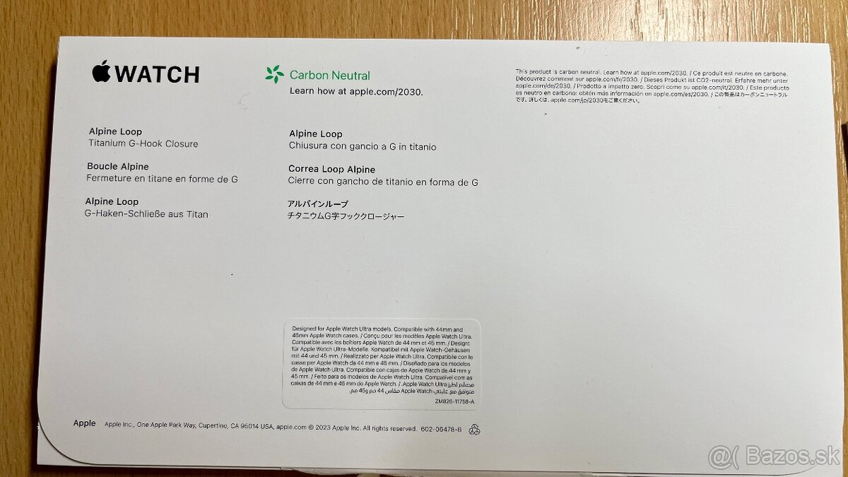 Apple Watch Ultra 2 Natural Titanium, 98% batéria, záruka - 16